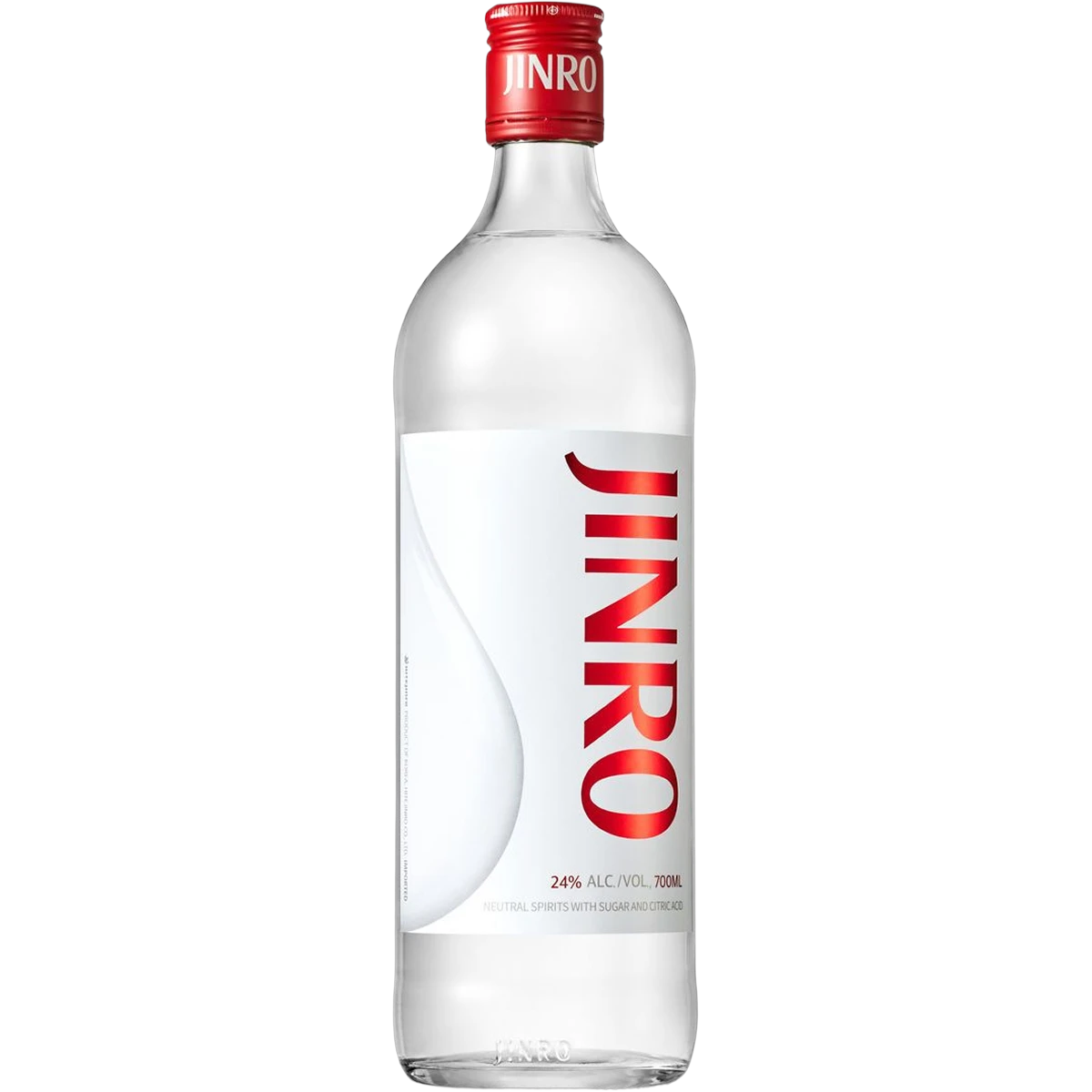 Bottle of Jinro 24 Soju, a soju from South Korea