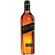 Bottle of Johnnie Walker Black Label 12 Year Blended Scotch Whisky from Scotland