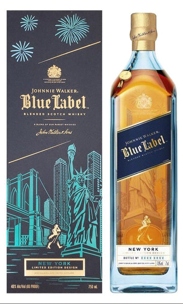 y*u様 【新品】Johnnie Walker Blue Label 750ml Johnnie Walker Blue Label New York Limited Edition Design 750ml