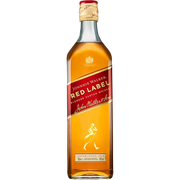 Bottle of Johnnie Walker Red Label Blended Scotch Whisky from Scotland
