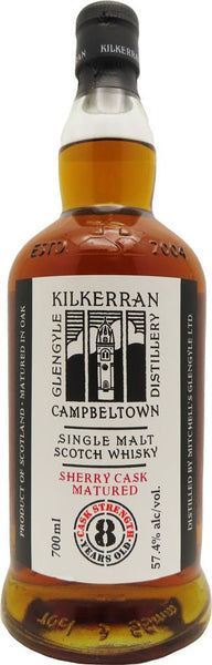 Kilkerran 8 Year Sherry Cask Strength Single Malt Scotch Whisky