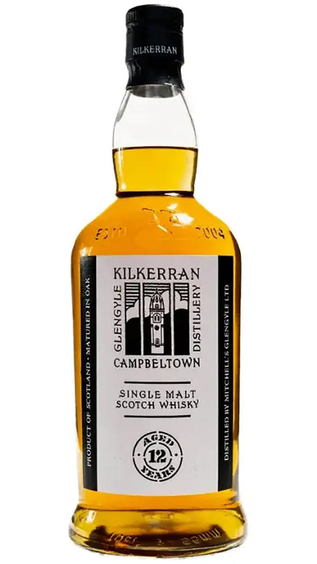 Kilkerran 12 Year Old Single Malt Scotch Whisky 700ml from Campbeltown Scotland
