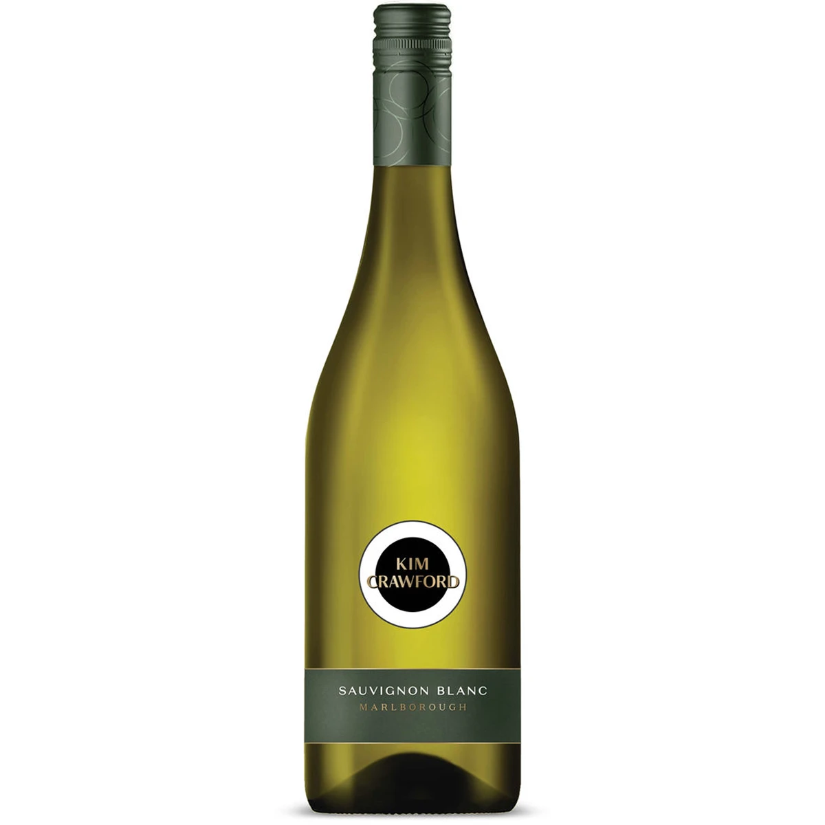Bottle of Kim Crawford Marlborough Sauvignon Blanc, a white wine from Marlborough, New Zealand, 750ml