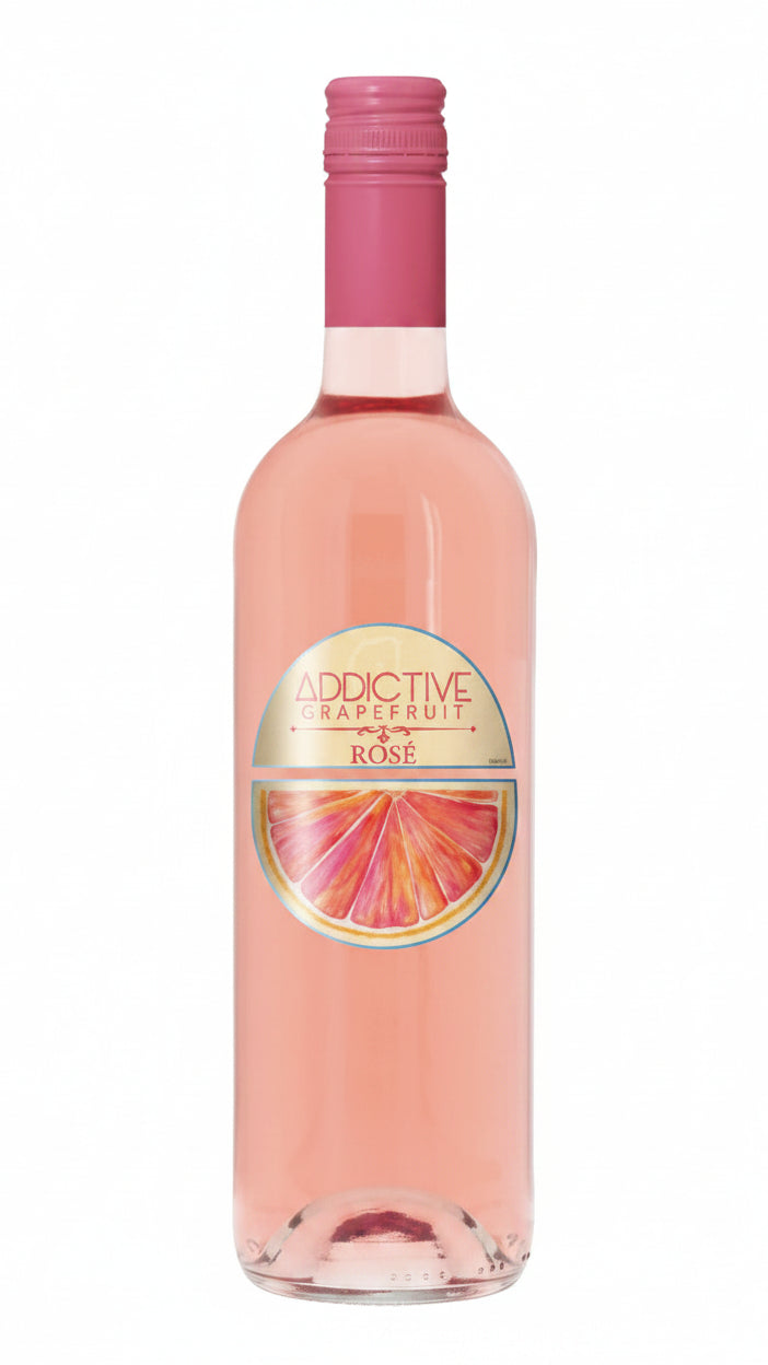 Addictive Grapefruit Rosé 750ml French rosé wine with natural grapefruit flavors.