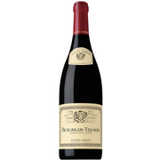 Bottle of Louis Jadot Beaujolais-Villages, a red wine from Beaujolais, France, 750ml