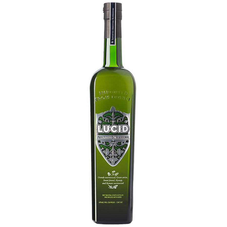 Bottle of Lucid Absinthe Superieure, an absinthe from France, 375ml