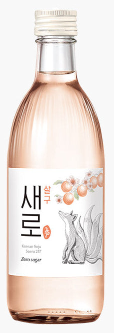 Chum Churum Saero Apricot Soju 375ml zero sugar Korean soju