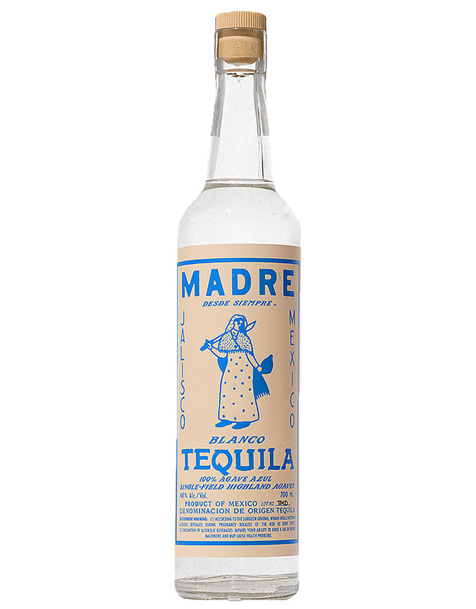 Bottle of Madre Blanco Tequila, a blanco tequila from Jalisco, Mexico, 700ml