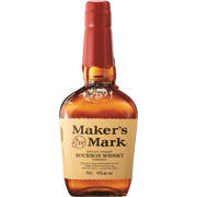 Bottle of Maker's Mark, a wheated Kentucky straight bourbon from the United States