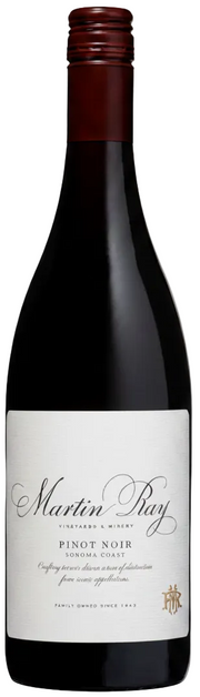 Bottle of Martin Ray Sonoma Coast Pinot Noir 2024, a red wine from Sonoma Coast, California, 750ml