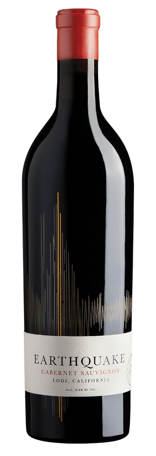 Bottle of Michael David Winery Earthquake Cabernet Sauvignon 2022, a Cabernet Sauvignon from Lodi, California, 750ml