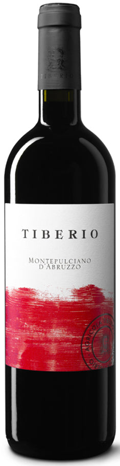 Tiberio Montepulciano d'Abruzzo 2023 750ml Italian red wine bottle.