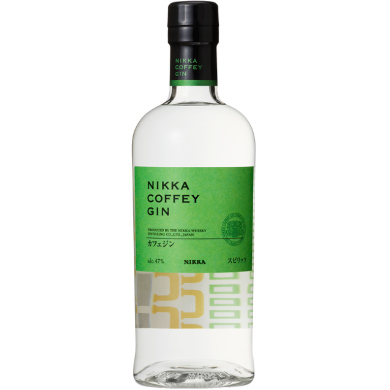 Bottle of Nikka Coffey Gin, a gin from Japan, 750ml
