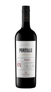 Bottle of Portillo Malbec 2025, a red wine from Uco Valley, Mendoza, Argentina, 750ml