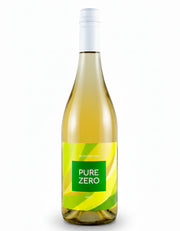 Bottle of Pure Zero Airen Alcohol Free White Wine, a non-alcoholic white wine from Castilla-La Mancha, Spain, 750ml