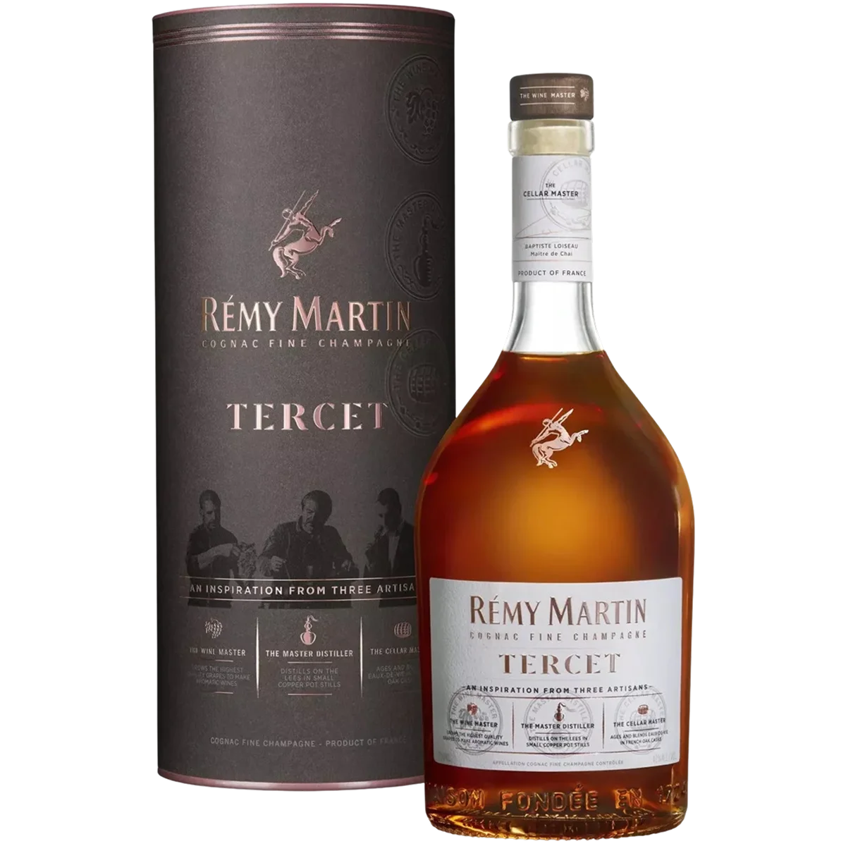 Bottle of Rémy Martin Tercet, a Fine Champagne cognac from France, 700ml