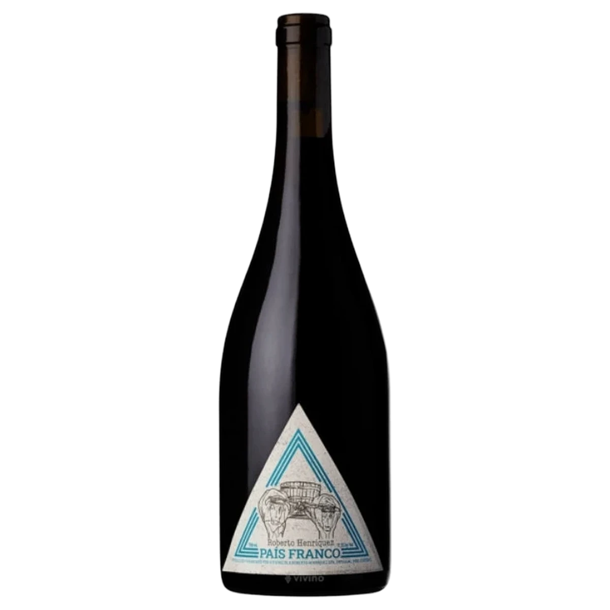Bottle of Roberto Henriquez Pais Franco 2022, a red wine from Bío Bío Valley, Chile, 750ml