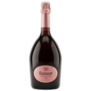 Bottle of Ruinart Brut Rosé Champagne, a rosé sparkling wine from Champagne, France, 750ml