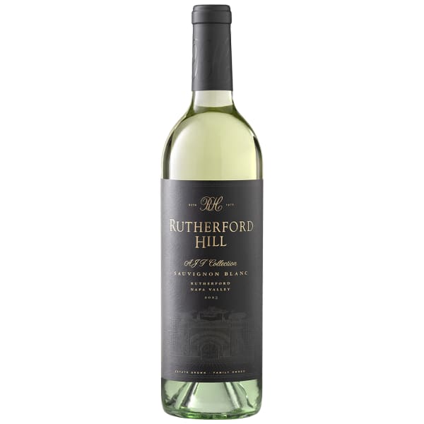 Bottle of Rutherford Hill AJT Collection Rutherford Sauvignon Blanc 2023, a white wine from Rutherford, Napa Valley, California, 750ml