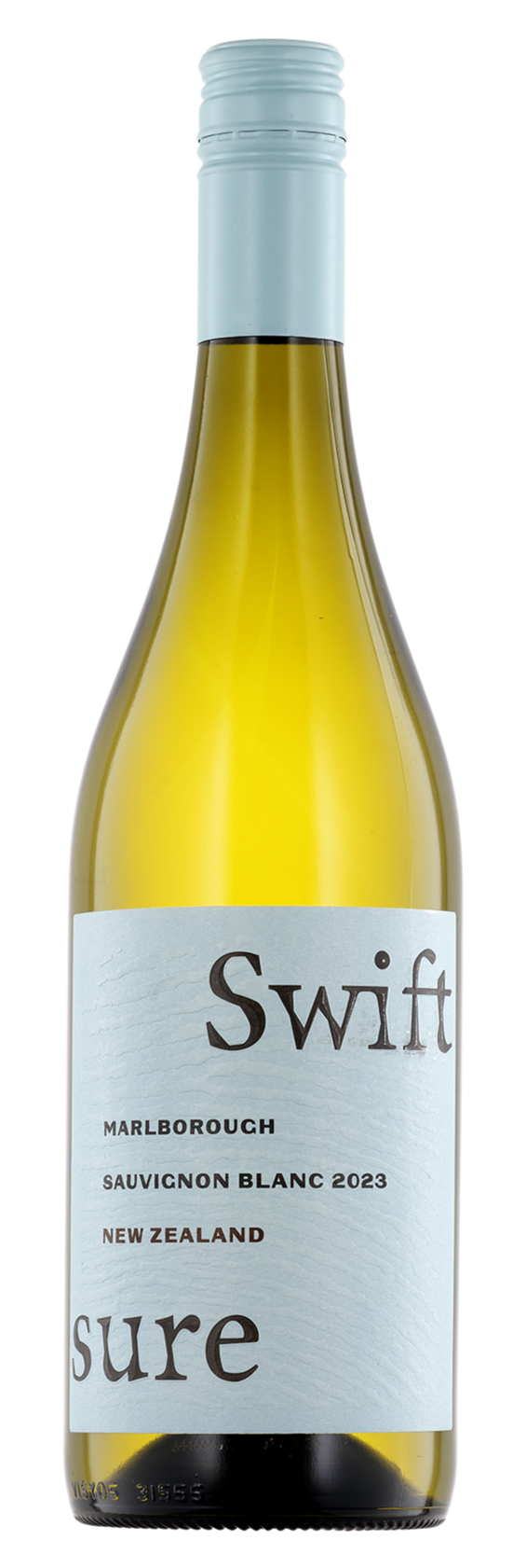 Bottle of Swiftsure Marlborough Sauvignon Blanc 2023, a white wine from Marlborough, New Zealand, 750ml