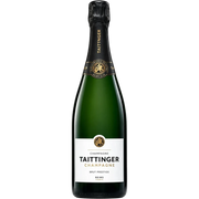 Bottle of Taittinger Cuvée Prestige Brut Champagne, a sparkling wine from Champagne, France, 750ml