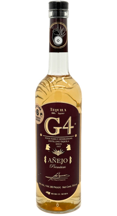 G4 Premium Anejo Six Barrel Edition 6 Tequila 750ml