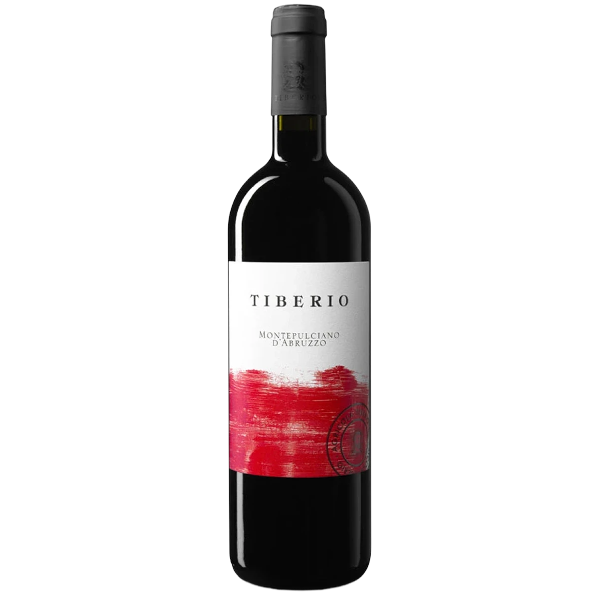 Bottle of Tiberio Montepulciano d'Abruzzo 2023, a red wine from Abruzzo, Italy, 750ml
