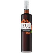 Bottle of Van Gogh Double Espresso Vodka, a coffee vodka from the Netherlands