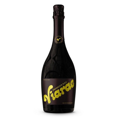 Bottle of Viarae Prosecco DOC, a sparkling wine from Veneto, Italy, 750ml
