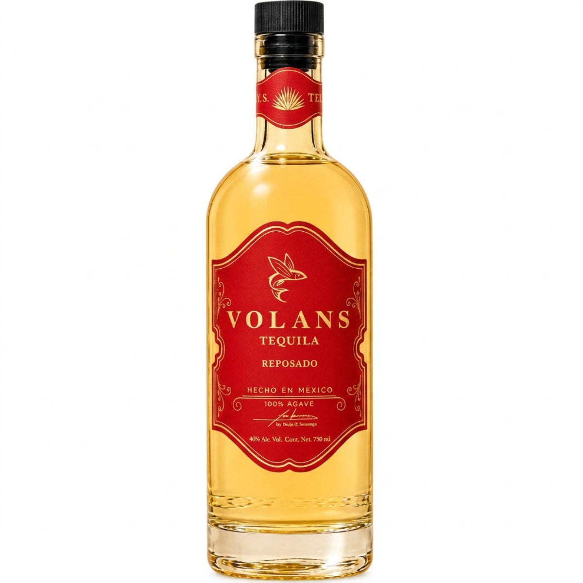 Bottle of Volans Reposado Tequila, a reposado tequila from Jalisco, Mexico, 750ml