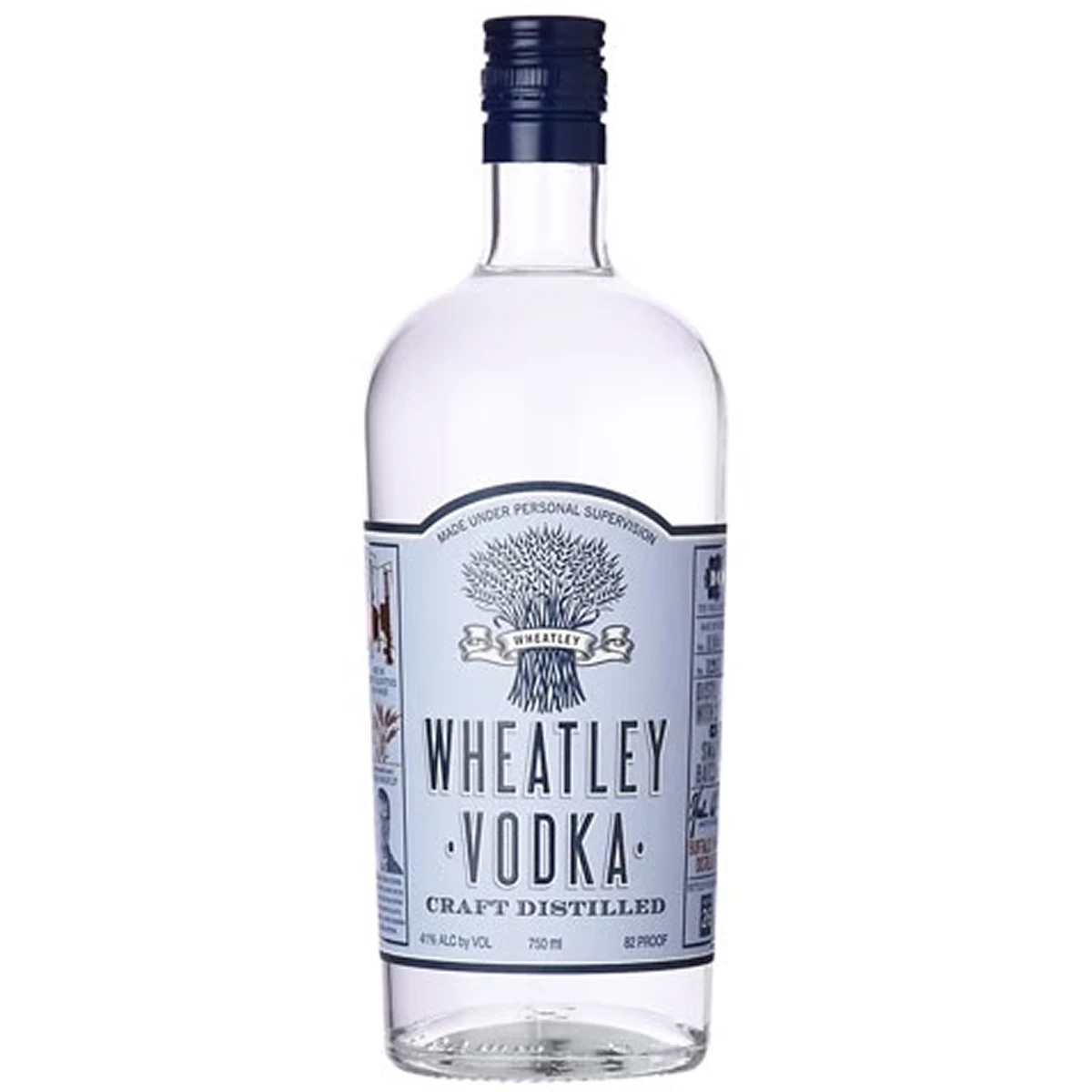 Bottle of Wheatley Vodka, a wheat vodka from the United States