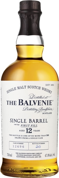 Balvenie 12 Year First Fill Single Barrel Single Malt Scotch Whisky