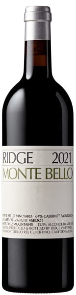 Ridge Monte Bello Cabernet Sauvignon 2021