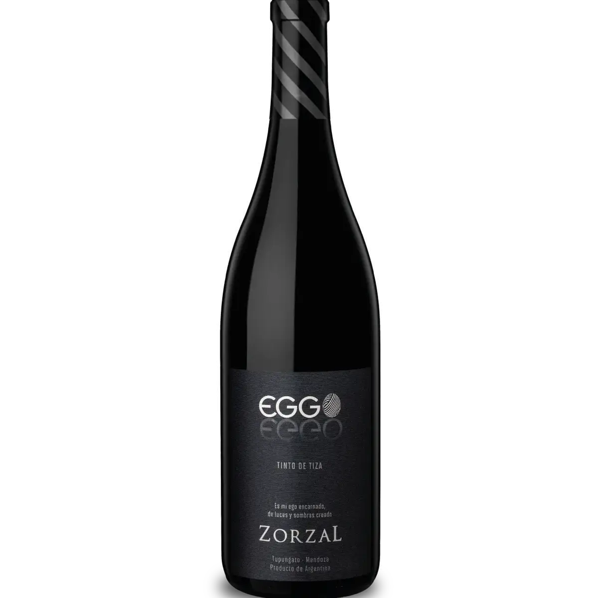 Bottle of Zorzal Eggo Tinto de Tiza Malbec 2021, a red wine from Gualtallary, Mendoza, Argentina, 750ml