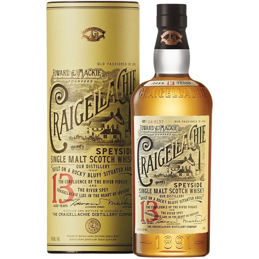 Craigellachie 13 Year Old Speyside Single Malt Scotch Whisky 750ml