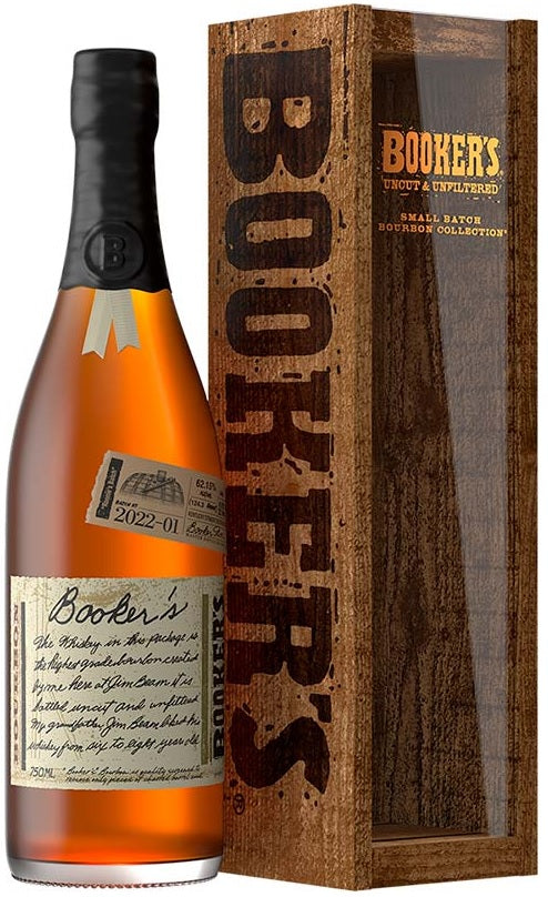 Booker&#39;s Straight Bourbon Batch 2022-03 Kentucky Tea Batch 126.5 Proof 750ml