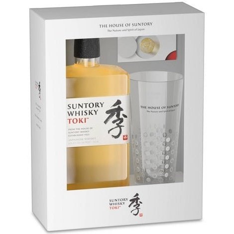 Suntory Toki Japenese Whisky With Highball Glass Gift Set 750ml