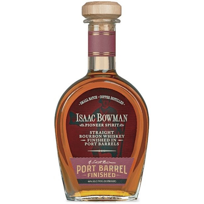Isaac Bowman Pioneer Spirit Port Finished Straight Bourbon Whiskey 92 Proof 750ml