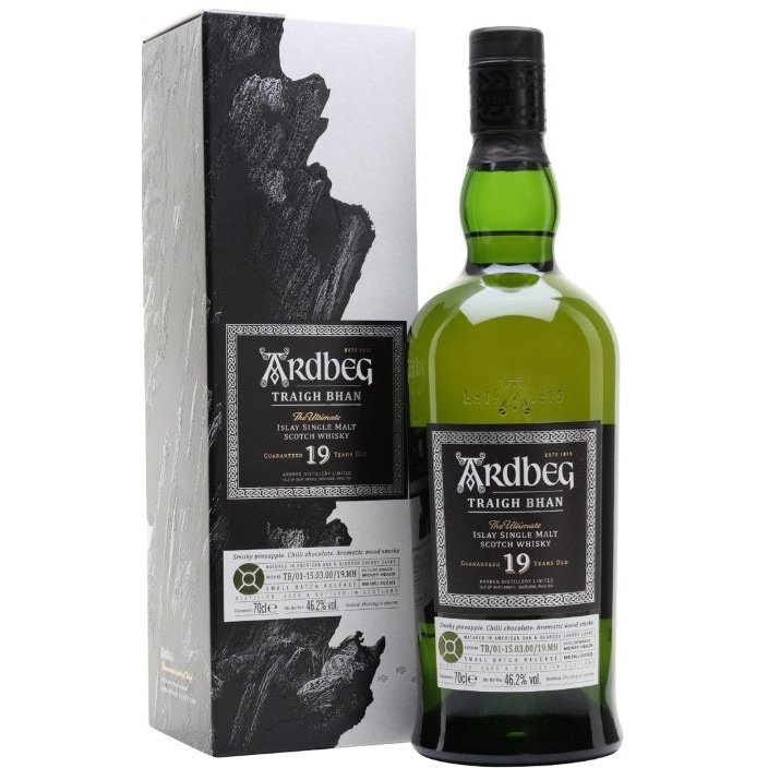 Arbeg Traigh Bhan Islay Single Malt Scotch Whisky 19 Years Old