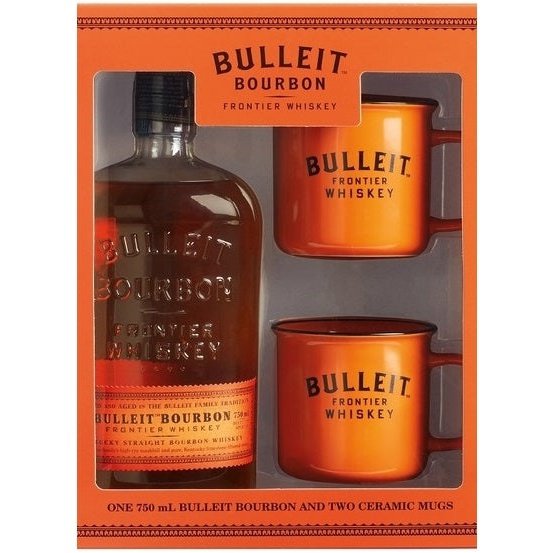 Bulleit Bourbon 2020 Gift Set With 2 Ceramic Mugs 750ml