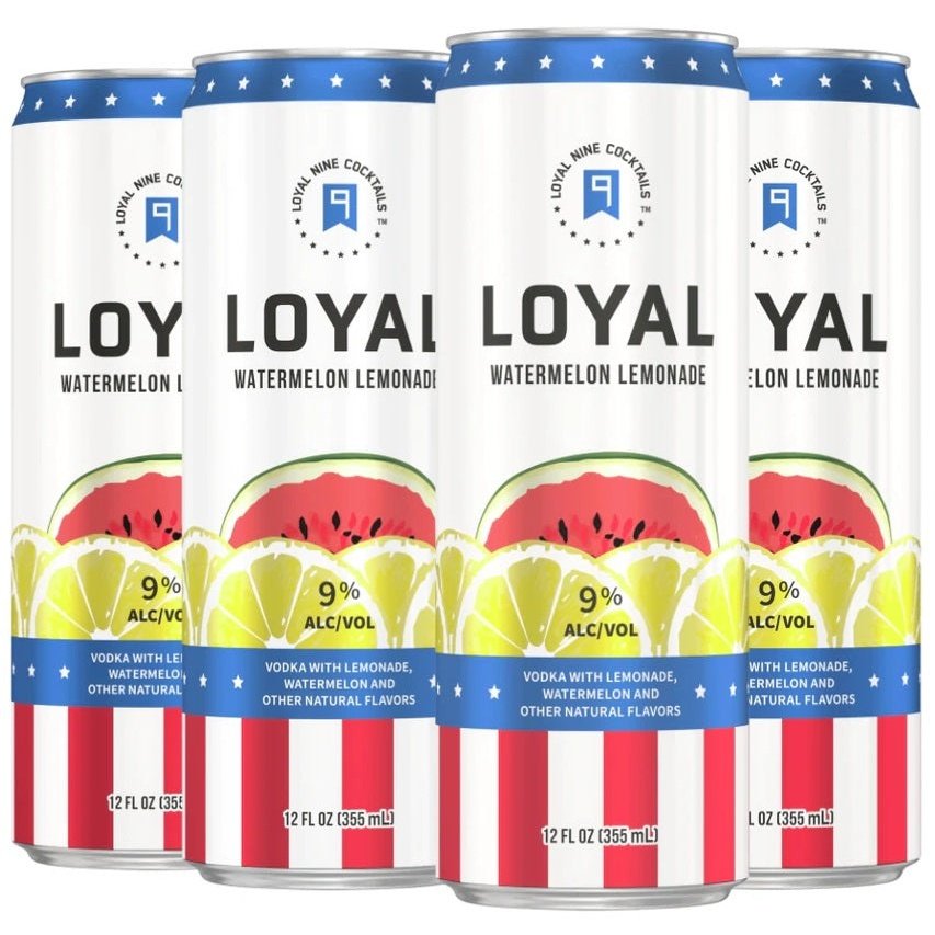 Loyal 9 Mixed Watermelon Lemonade 4pack/ 355ml each