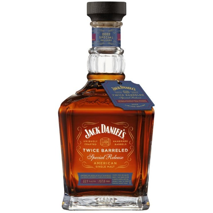 Jack Daniel&#39;s Twice Barreled 2022 Special Release: American Single Malt Whiskey Finished in Oloroso Sherry Casks 700ml