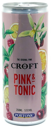 Croft Pink &amp; Tonic 4 Pack 250ml