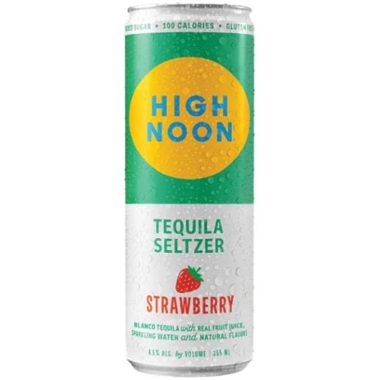 High Noon Tequila Strawberry Seltzer 4 Pack 355ml