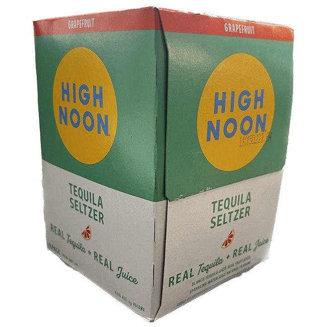 High Noon Tequila Grapefruit Seltzer 4 Pack 355ml