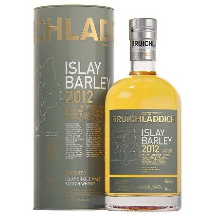 Bruichladdich Islay Barley Unpeated Single Malt Whisky 2012 750ml