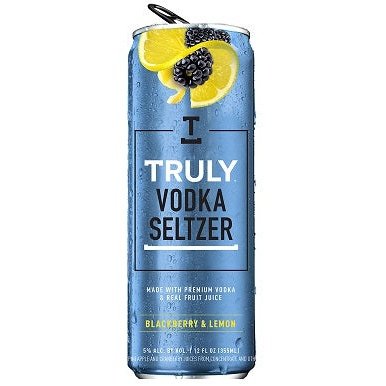 TRULY Vodka Hard Seltzer Blackberry &amp; Lemon 4 Pack 355ml