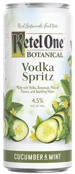 Ketel One Botanical Vodka Cucumber &amp; Mint Spritz 4 Pack 355ml