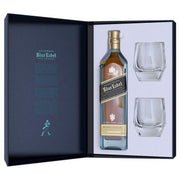 Johnnie Walker Blue Label Blended Scotch Whisky Gift Set with 2 Glasses 750ml