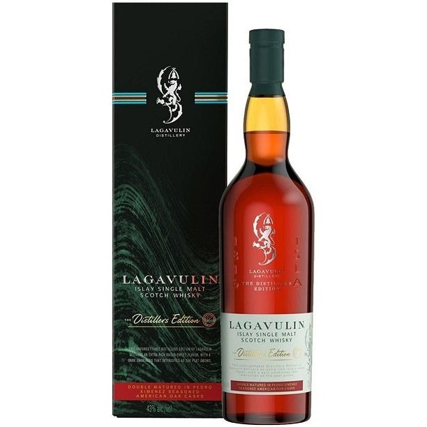 Lagavulin Distillers Edition Double Matured  In Pedro Ximenez Seasoned American Oak Casks Single Malt Scotch Whisky 750ml
